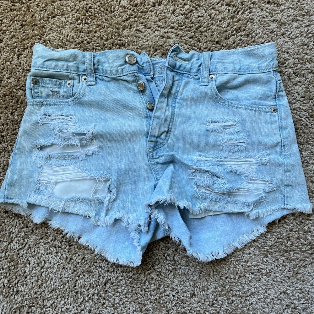 American Eagle Hi-Rise Festival Shorts